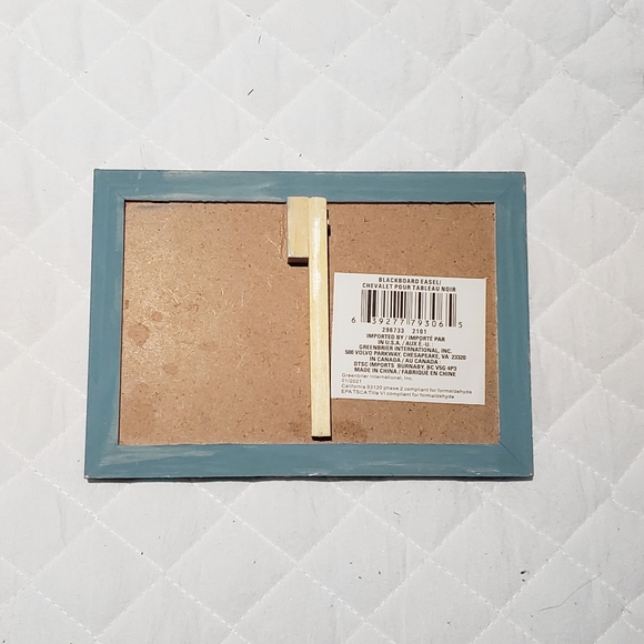 Mini Teal Chalkboard Blackboard Easel Set of 5 - Picture 3 of 3